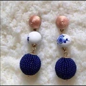 Flora Japonica Post Drop Earrings